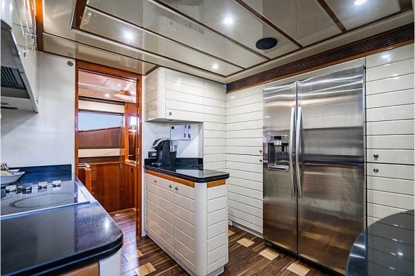 88' Ferretti kitchen