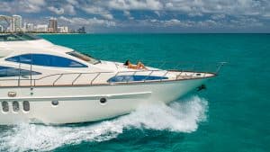80' Azimut Flybridge "Grace" on water 2